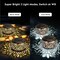 Solar Lanterns Waterproof Outdoor Decor: 2 Pack Hollow Out Retro Metal Solar Lights, Unique Gardening Gifts for Women Mom, Outside Garden Yard Porch Lawn Indoor Tabletop Decorations, 2 Lighting Colors